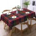 thumbnail image 2 of Rectangle Table Cloth, Macpherson Clan Tartan Plaid Resistant Washable Tablecloth Decorative Table Cover for Dining, Indoor and Outdoor, 2 of 6