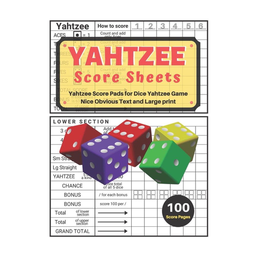 yahtzee score sheets v13 yahtzee score pads for dice yahtzee game
