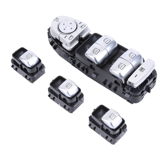 Gsuatey Power Window Switch for Benz C300 C350e C43 C63 GLC300 GLC43 2015-2018, Driver side: A2059056811, 2059056811, 20590568119051, Passenger side: A2059051513, A2057371000, A22290522039051
