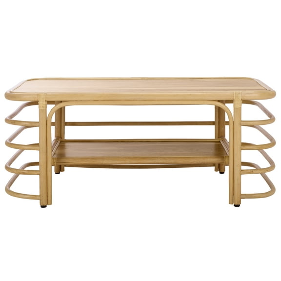 Safavieh Maestro Coastal Hibiscus Coffee Table, Natural