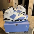thumbnail image 3 of Ni - ke Ni - ke Air Jordan 6 UNC University Blue White BRAND NEW CT8529 410 Mens Size 11.5, 3 of 5