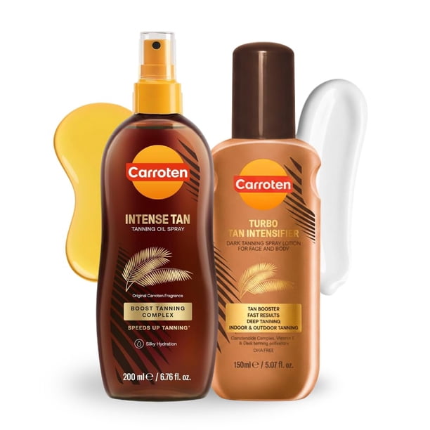 Sistema de bronceado Carroten Turbo Tan Intenfier + Oil 200 ml