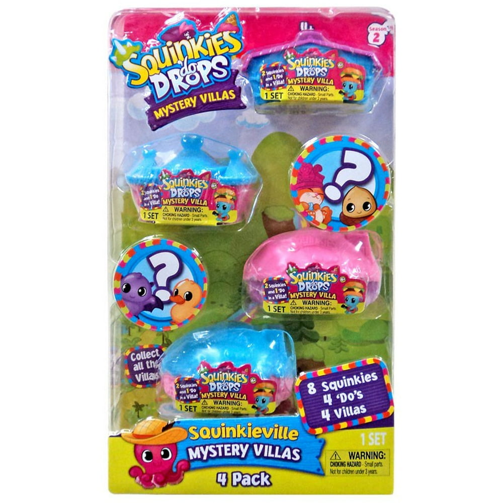 Season 2 Squinkies 'Do Drops Mystery Villa Mystery 4Pack