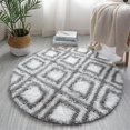 thumbnail image 5 of Round Rugs Soft Comfortable Fluffy Shaggy High Pile Rug For Living Room Bedroom, 5 of 5