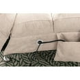 thumbnail image 4 of Massage Linen Chaise Lounge Indoor Chair, Electric Recliner Chair, Sleeper Chair, Upholstered Lounge Sofa Modern Long Lounger for Office Bedroom or Living Room-Beige, 4 of 7