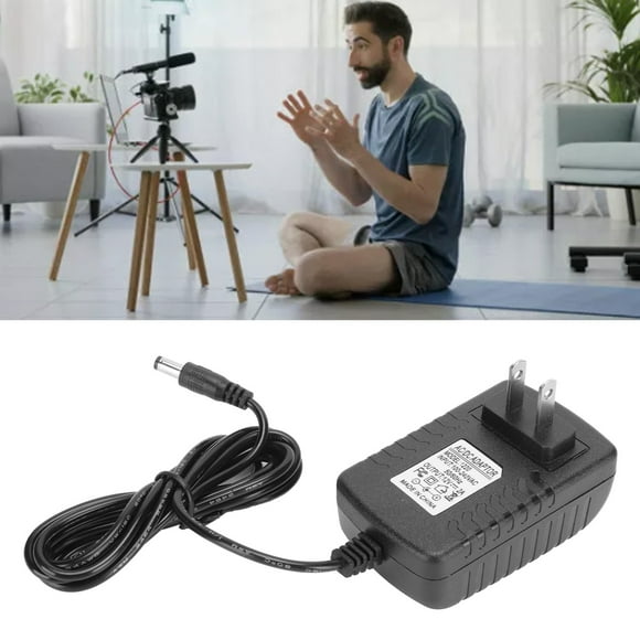12V 2A Power Adapter, 8ft Long Cable, Compact Design, Durable Material, Compatible With CCTV Cameras LED RGB Strip Light 5050 3528