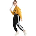 thumbnail image 2 of LOLANTA Girls 3 Piece Outfits Cropped Hoodie Tank Top Jogger Pants Set Hip Hop Jazz Street Dance Skateboarding Clothes, 2 of 4
