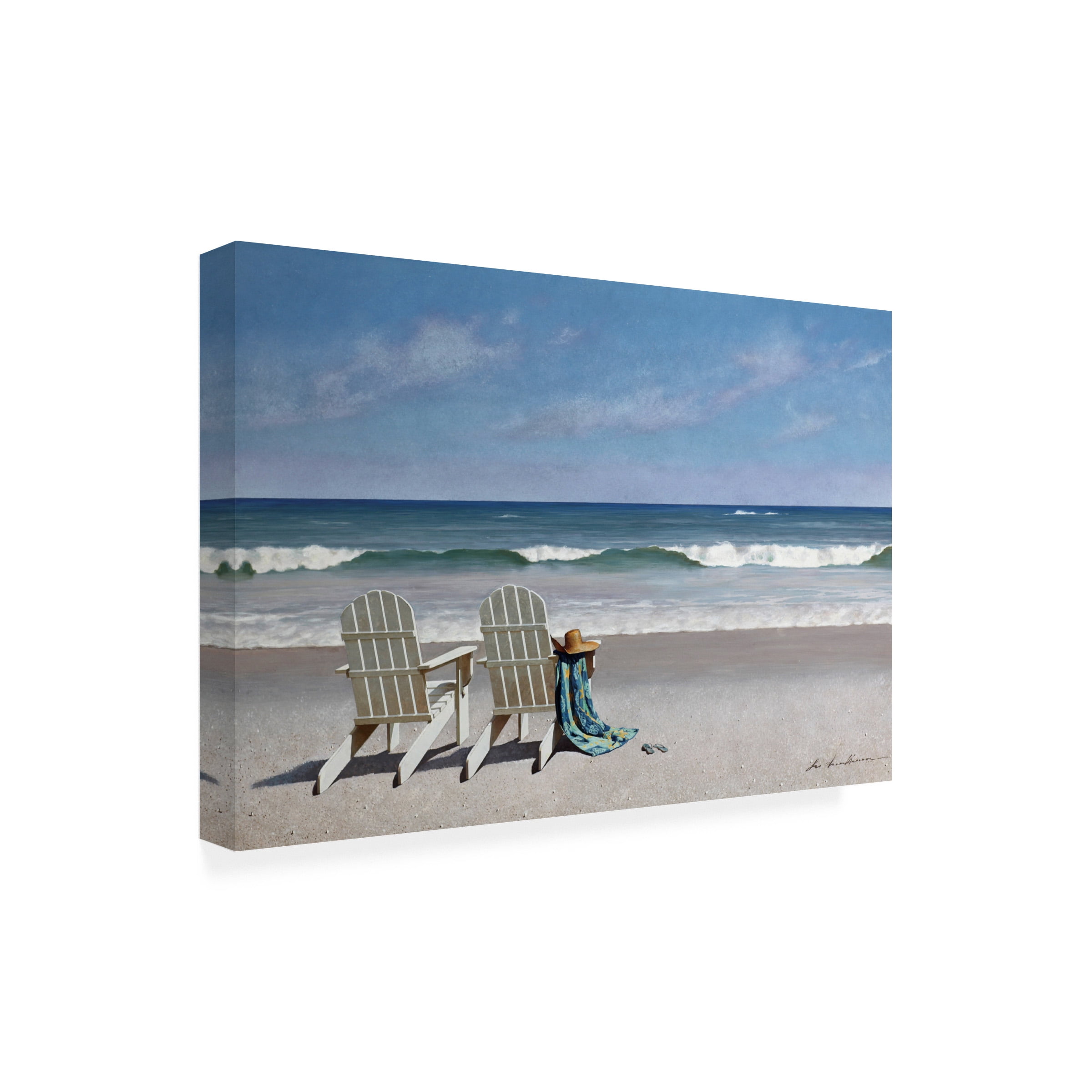 Zhen Huan Lu ' Tide Watching' Canvas Art