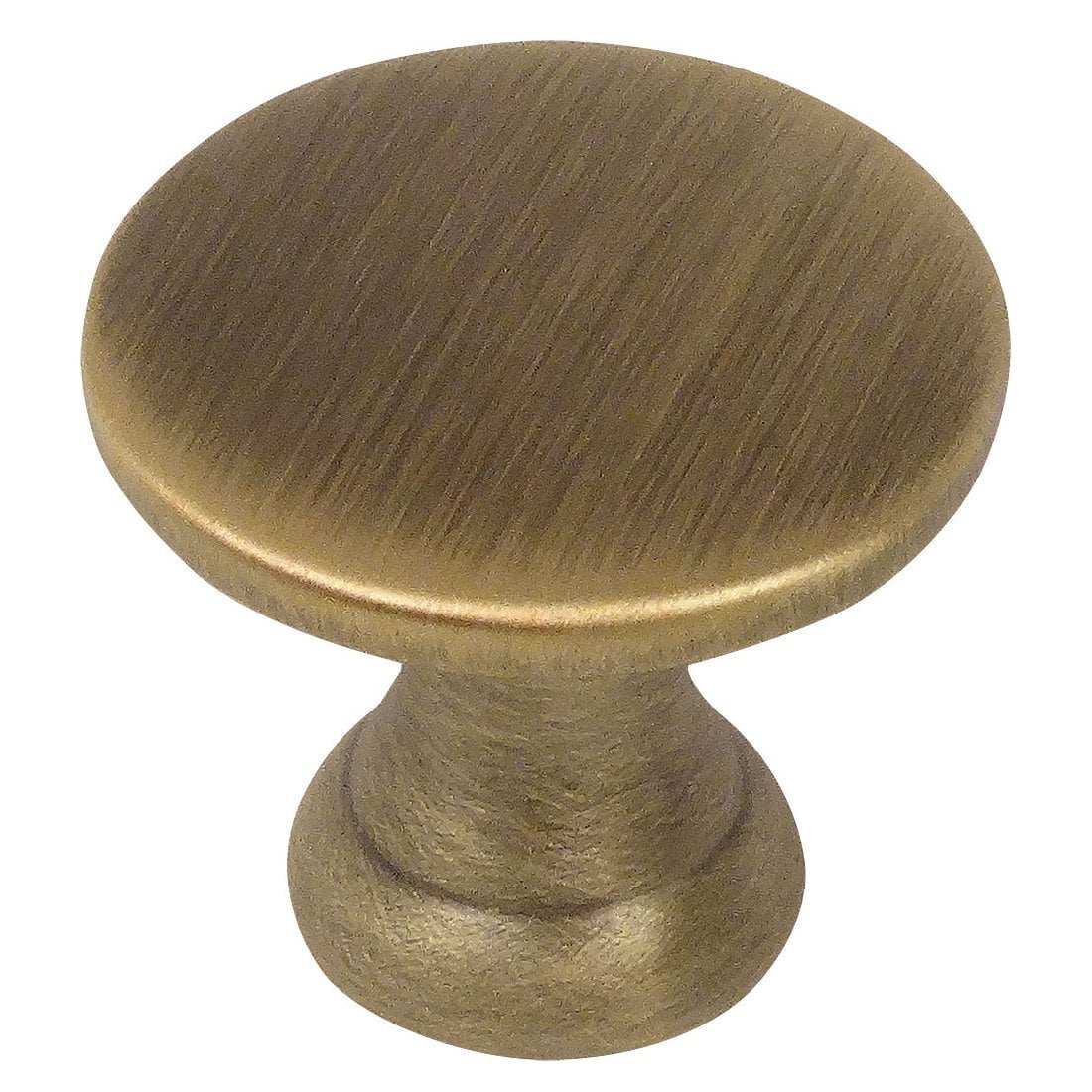 Cosmas 4545BAB Brushed Antique Brass Hardware Round Knob 7/8