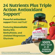 MegaFood Whole Body Multivitamin For Women - Magnesium, Biotin & B12 - 60 Servings