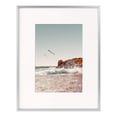 thumbnail image 1 of Frametory, 8x10 Aluminum Photo Frame for 5x7 Pictures with Mat or 8x10 Without, Real Glass, Wall or Tabletop Metal Picture Frame Collection (Silver, 1 Pack), 1 of 5