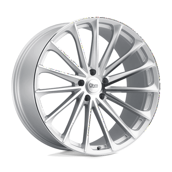 Ohm Proton 22X9 5X120 25Et 106.25Cb Silver W/ Mirror Face Wheel