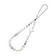 thumbnail image 1 of Correa de muñeca para teléfono con cuentas, elegante accesorio multifuncional, llavero moderno. Corazón, 1 of 9