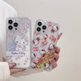 thumbnail image 3 of Sanrio-funda de teléfono con purpurina de Hello Kitty para iPhone, 15, 14, 13, 12, 11 Pro Max, X, XR, XS, arena movediza líquida, funda de lentejuelas ostentosas, Y2K, caliente, 3 of 4