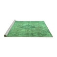 thumbnail image 2 of Ahgly Company Machine Washable Indoor Rectangle Persian Turquoise Blue Traditional Area Rugs, 5' x 8', 2 of 4