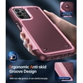 thumbnail image 3 of LeYi for Samsung Galaxy A13/ A32/ A23 5G 4G Case, Samsung A04S Case with 2 Pack Tempered Glass Screen Protectors, Heavy Duty Hard PC Textured Back Case for Samsung A13 5G 4G/ A32/ A23/ A04S, Pink, 3 of 7