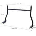 thumbnail image 2 of Universal Pickup Truck Rack, 800LB Capacity Adjustable 2-Bar Ladder Rack for Contractor & Cargo, 2 of 8
