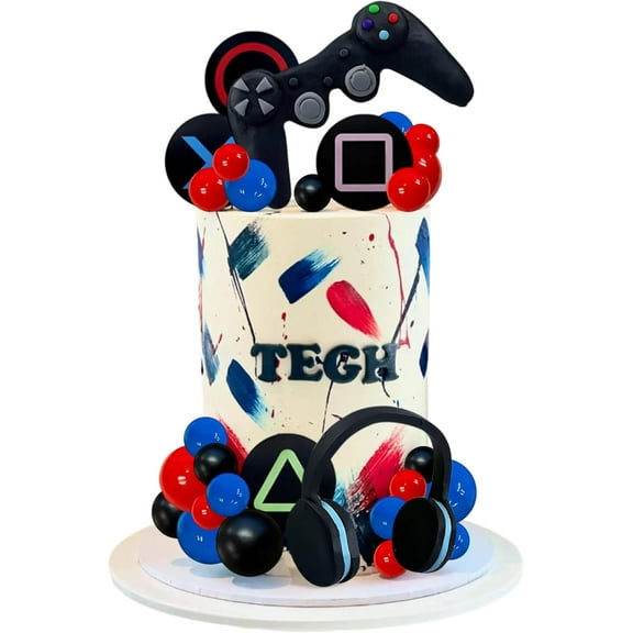 Game Theme Reusable Cake Decoration Set Creative Combination Personalized Baking DIY Accessories