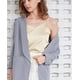 thumbnail image 3 of Wantschun Camisola de satén de seda para mujer, camiseta lisa con tiras, camiseta sin mangas, blusa con cuello en V, tirantes finos, talla estadounidense, champán, 3 of 5