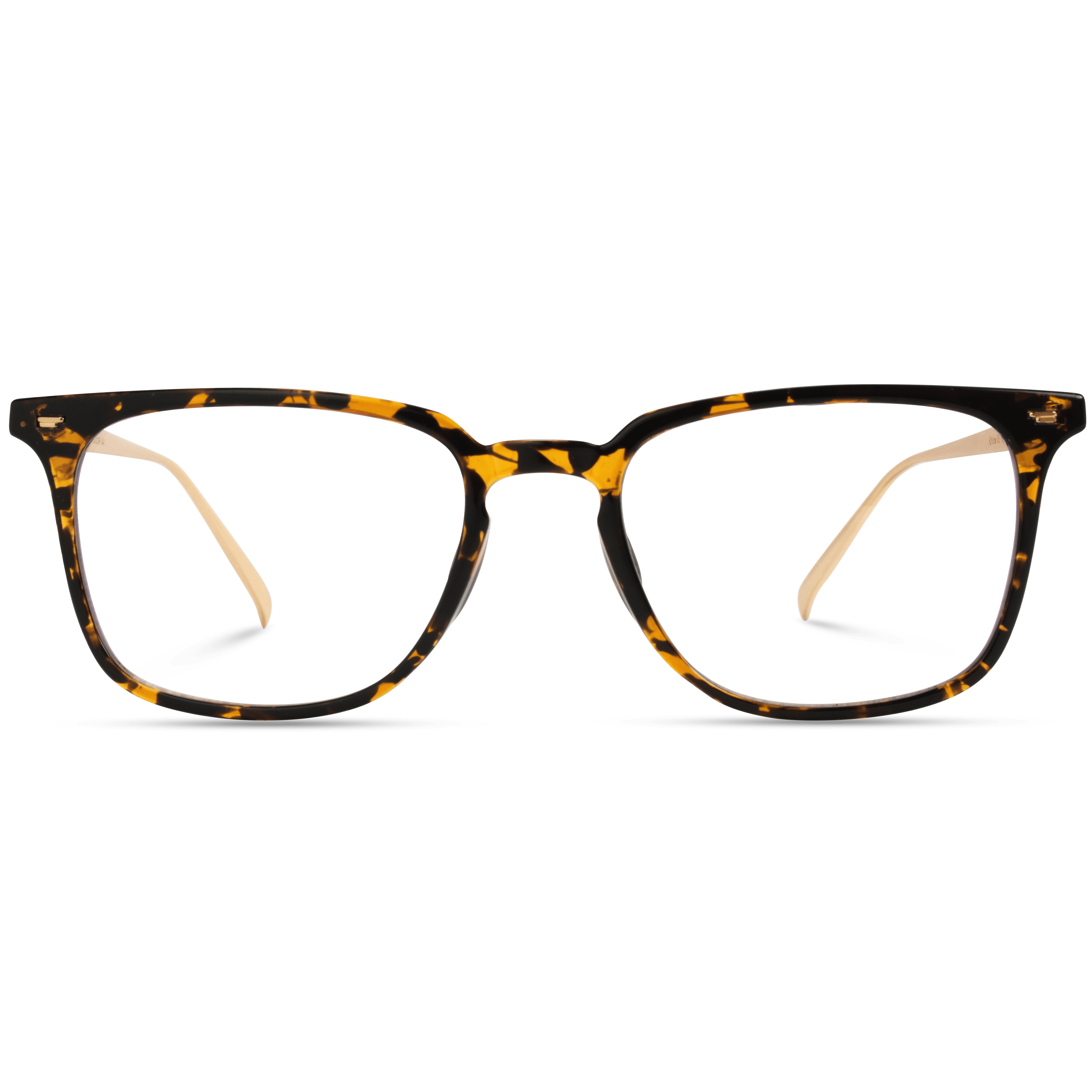 WearMe Pro Blue Light Glasses (Square Metal) UV Blocker to Protect