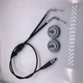 thumbnail image 4 of Phyun Throttle Cable w/ 2 Carburetor Caps For 1987-2006 Yamaha YFZ350 Banshee 01-0351, 4 of 5