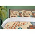 thumbnail image 4 of Ambesonne Vintage Duvet Cover Sets, Truck Coffee Grinder, 2-King, Cream Orange Grey, 4 of 7