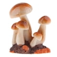 thumbnail image 2 of Little Resin Crafts calcomanías de hongos para , tamaño de bolsill Marrón B Sunnimix Estatuilla de hongos en miniatura, 2 of 8