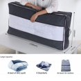 thumbnail image 3 of Caja de almacenamiento debajo de la cama Bolsa de almacenamiento de edredones plegable Bolsa de edredones reforzada portátil Caja de almacenamiento de ropa plana debajo de la cama, 3 of 4