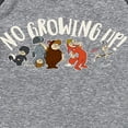 thumbnail image 3 of Disney - Peter Pan - No Growing Up - Tricksters - Toddler And Youth Raglan Graphic T-Shirt, 3 of 4