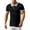 Black, variant on Mens Polo Shirts Summer Color Matching Short Sleeve Button Up Lapel Breathable Tops Casual Trend Slim Fit Mens T Shirts Red S