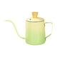 thumbnail image 1 of 600 ml de cuello de cisne vertido sobre el café hervidor de agua Café de goteo 8.7x9.8 cm de largo Supo estrecho de acero inoxidable con estilo Gradiente verde, 1 of 8