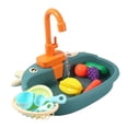 thumbnail image 3 of Niños Fregadero Lavavajillas Lavavajillas Responsable Educativo automático Pretend Play Entertainment ABS Juguetes Kit Presenta Azul Scienceny  FN001336-01, 3 of 6