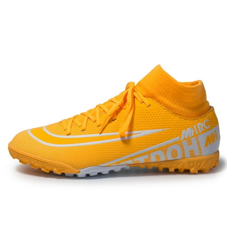 

Men s High-top Anti-slip Wear-resistant Spikes Soccer Training Shoes