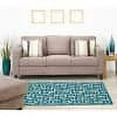 thumbnail image 2 of Pismo Geometric Maze Rug, Crystal Teal/Ivory, 10ft x 13ft - 2in Area Rug, 2 of 3