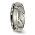 thumbnail image 4 of Titanium Swirl Design 6mm Satin Band, 4 of 7