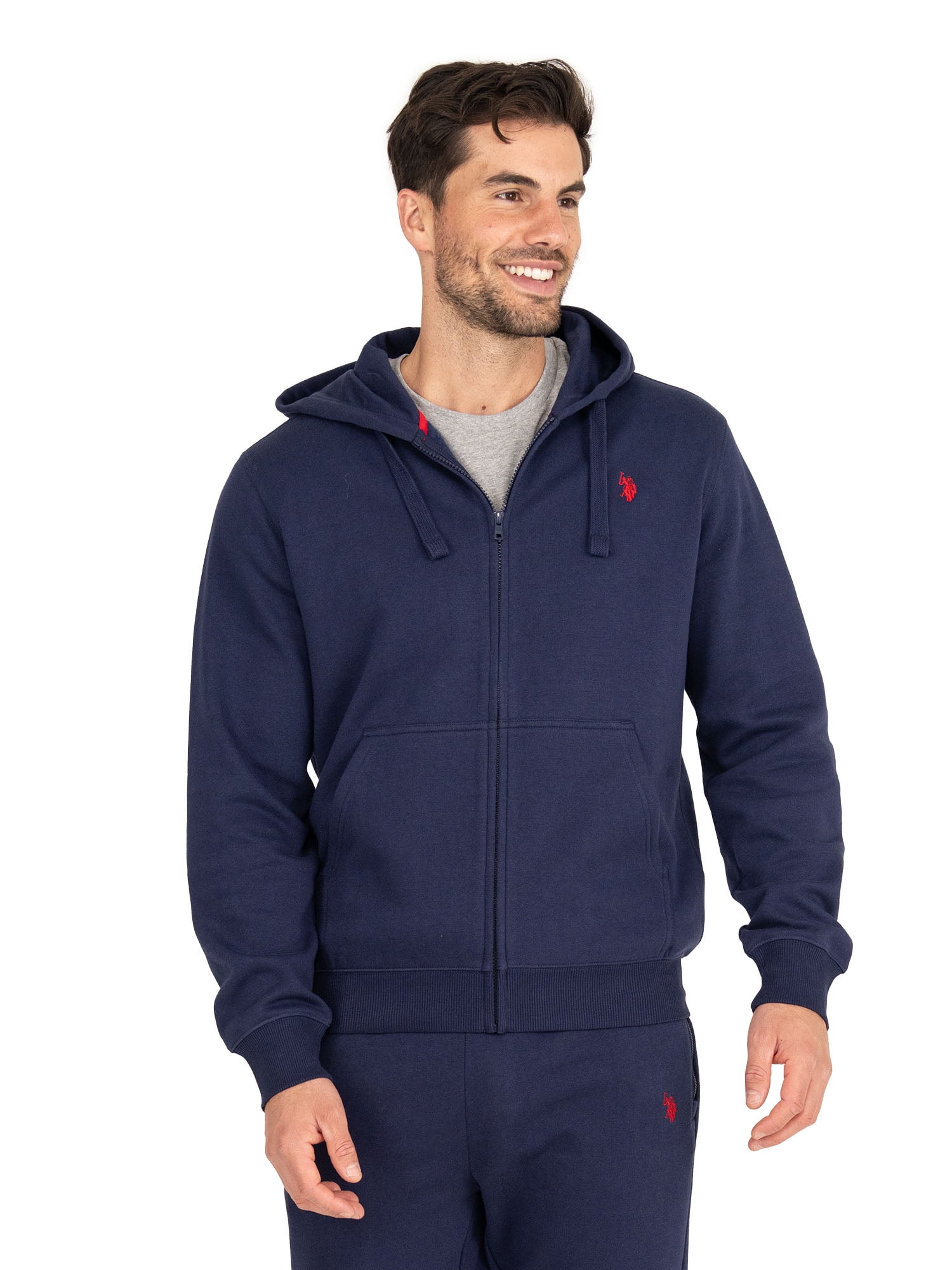U.S. Polo Assn. Men's Everyday Full Zip Fleece Hoodie