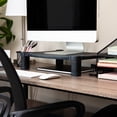 thumbnail image 6 of Mind Reader Adjustable Plastic Monitor Stand with Storage, Laptop Riser, Desktop Organizer for Office or Home, Holds 22 lbs, 6 of 8