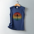 thumbnail image 4 of Hpapadks Womens Tank Top Casual Sunset Graphi Tanks Hiking Sleeveless Tees Shirt Vest Camisole Tops for Women Navy M, 4 of 6