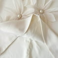 thumbnail image 4 of Ashirexll Robes d'Été pour Filles Sans Manches à Col Rond Robe en Mélange de Coton de Couleur Unie Longueur Genou Blanc 9 Ans, 4 of 6