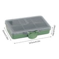 thumbnail image 3 of Small Fishing Tackle Box 3 Compartments for Small Clear PP waterproofs hook Lures Baits Fishing Accessories, 3 of 8
