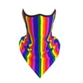 thumbnail image 3 of Pride Rainbow Flag Neck Gaiter Balaclava Face Scarf Mask Quick-Dry Half Masks For Women Men Sun Protection Breathable Dustproof, 3 of 7