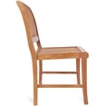 thumbnail image 4 of Teak Wood Castle Outdoor Patio & Garden Bench without Arms, 4 foot, 4 of 6