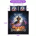 thumbnail image 5 of Happy Halloween Dachshund Witch Pumpkins Bats Quilt Bedding Set Wiener Dog Lover Gifts Idea 1 Blanket Bed Cover 2 Pillowcases - 13012, 5 of 5