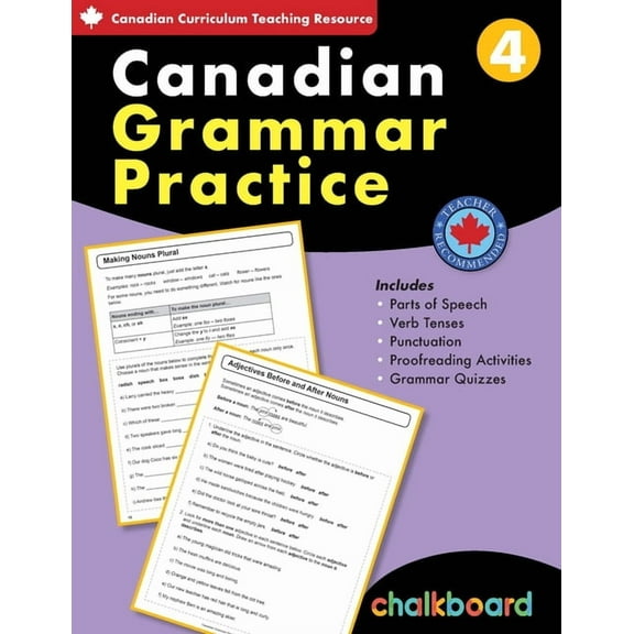 Grammar Practice Canadian Grammar Practice 4, (Paperback)