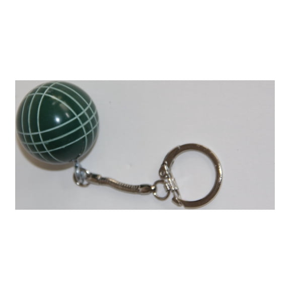 Bocce Ball Keychain - Single Green