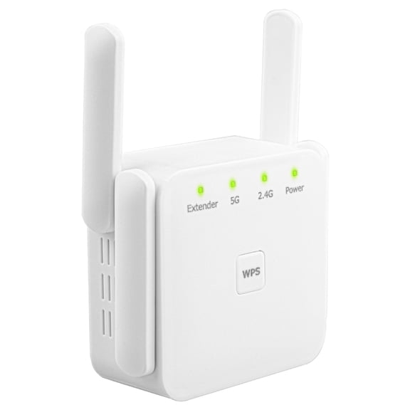 1200Mbps Dual Band WiFi Range Extender, Internet Signal Booster for Home Network