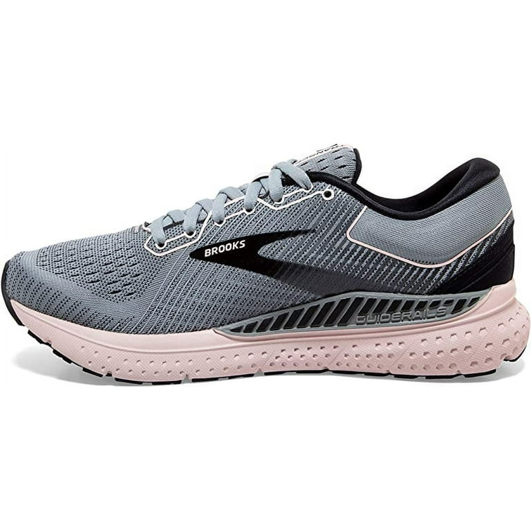 Brooks Women's Transcend 7 Running Shoe, Grey/Black/Hushed Violet