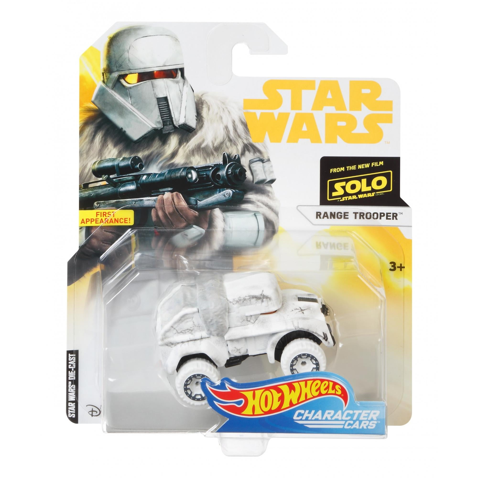 New Mattel Hot Wheels Disney Star Wars Range Trooper Die Cast Collect Character 