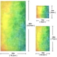 thumbnail image 2 of Coolnut 3 PCS Towel Rainbow Watercolor Cotton Bath Towel Set (1 Bath Towel, 1 Hand Towel, 1 Washcloth) for Bathroom, Super Soft and Quick Dry Towels, 2 of 6