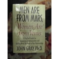 thumbnail image 1 of Pre-Owned Men Are From Mars, Women Are From Venus, 9780060191320, 0060191325, Hardcover, Stated First Edition edition, 1 of 1